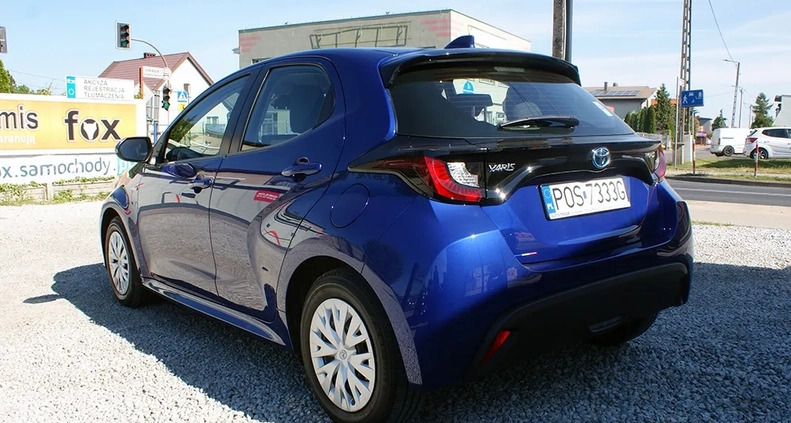 Toyota Yaris cena 73700 przebieg: 39600, rok produkcji 2021 z Świdnica małe 301